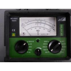 Analoge isolatiemeter Metriso 1000A