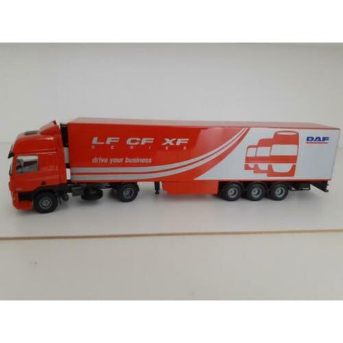 Daf CF trekker met koeloplegger in Daf demo uitvoering Lion