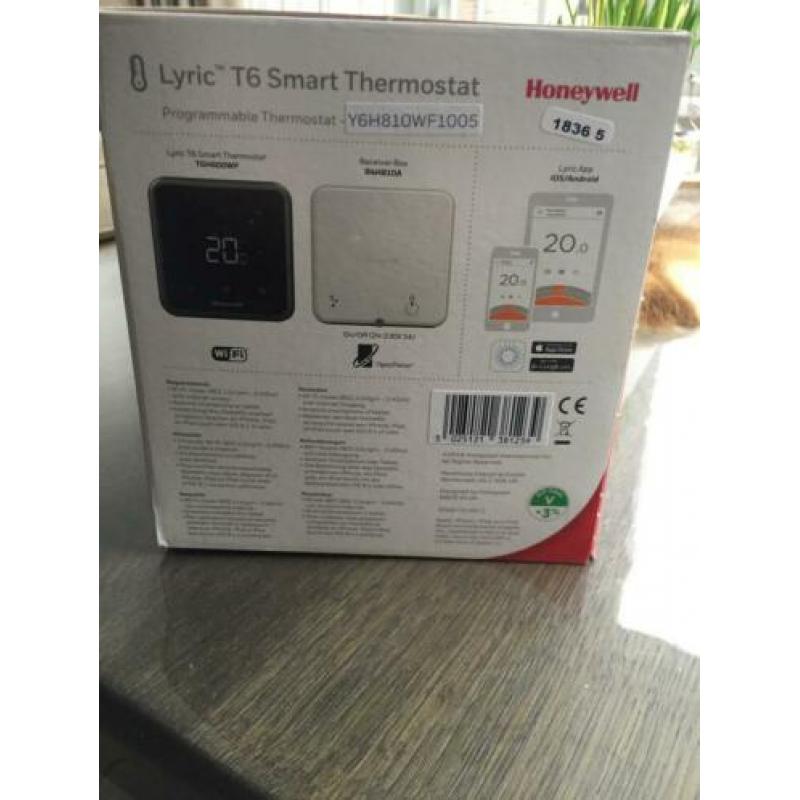 Honeywell lyric T6 slimme thermostaat bedraad zwart