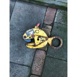 te koop:Terrier platenklemmen , platenhijsklem 1 ton