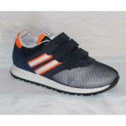 HIP maat 30 lerensneaker klitteband blauw gratis verzenden