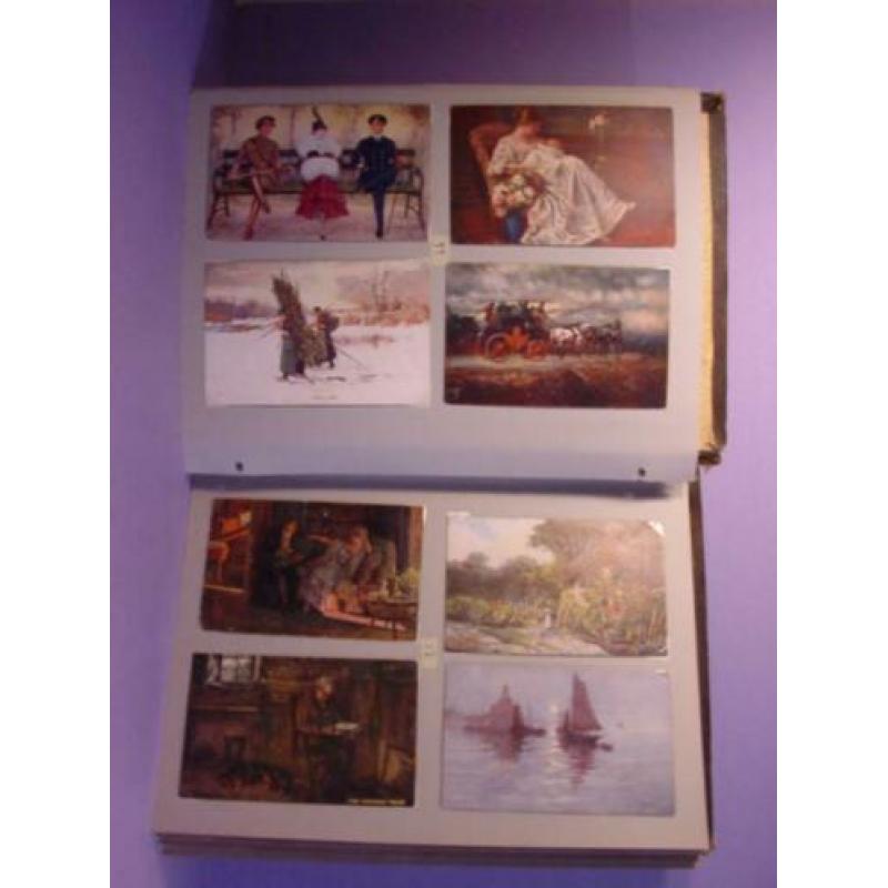 132x Kunstkaarten/Ansichtkaarten o.a Oilette en Wiener Kunst