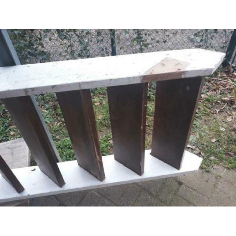 Houten trap 2,5 mtr hoog