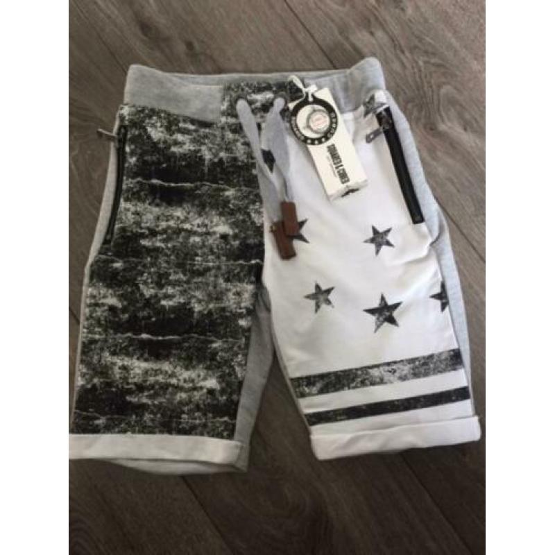 stoere sweatshort Squared&Cubed mt 128