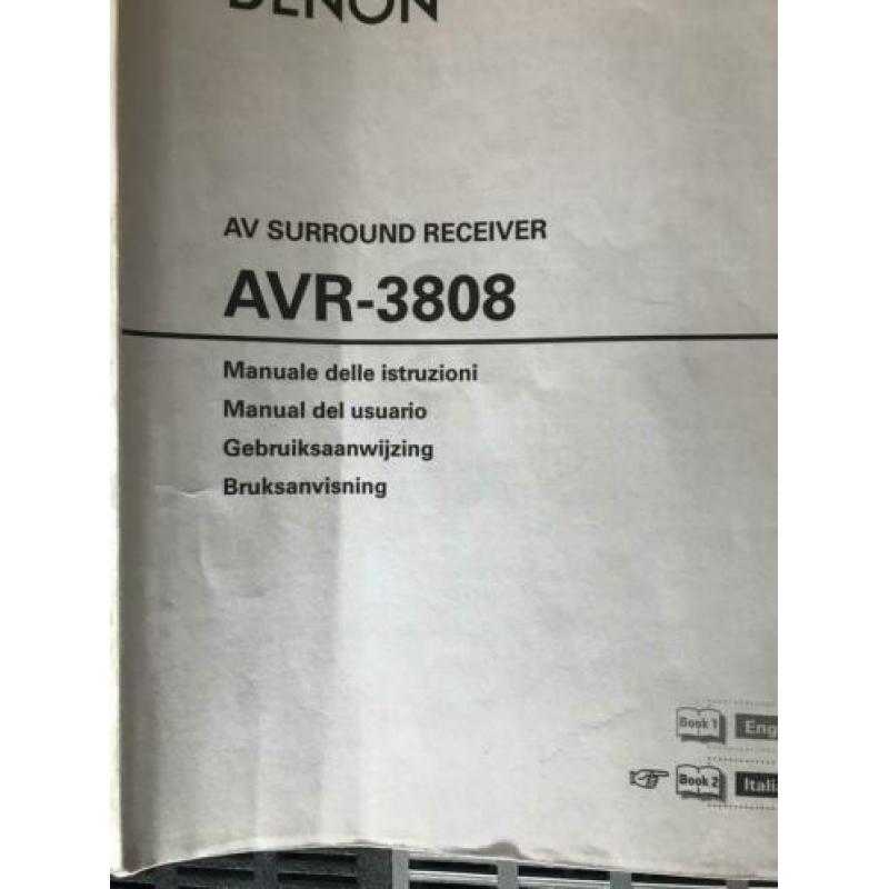 Denon receiver 3808