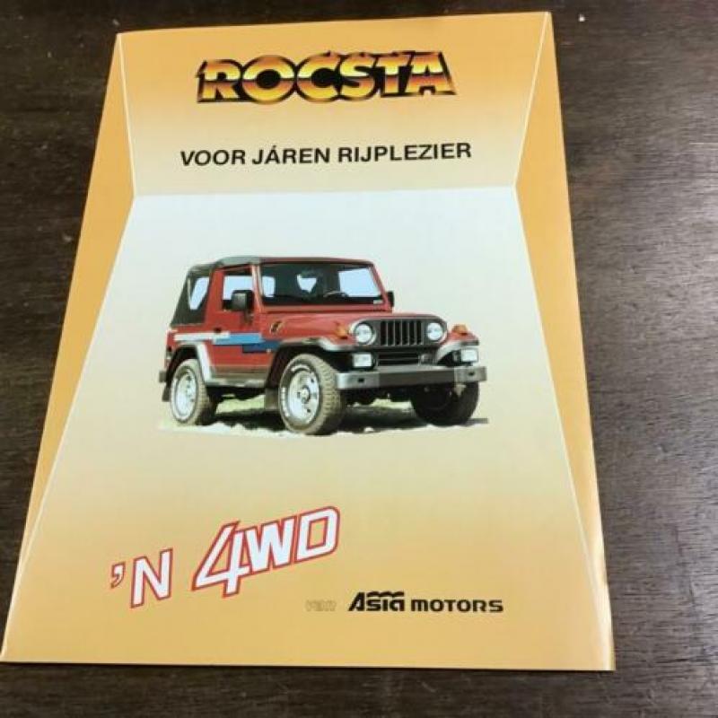 Rocsta folder met prijslijst
