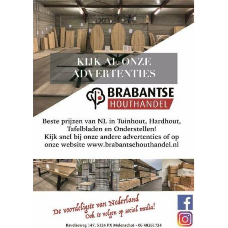 Hardhouten planken beschoeiing damwand : 20 x 200