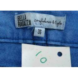 Bella Ragaza blauwe korte broek maat 36 Bella 5 pocket short