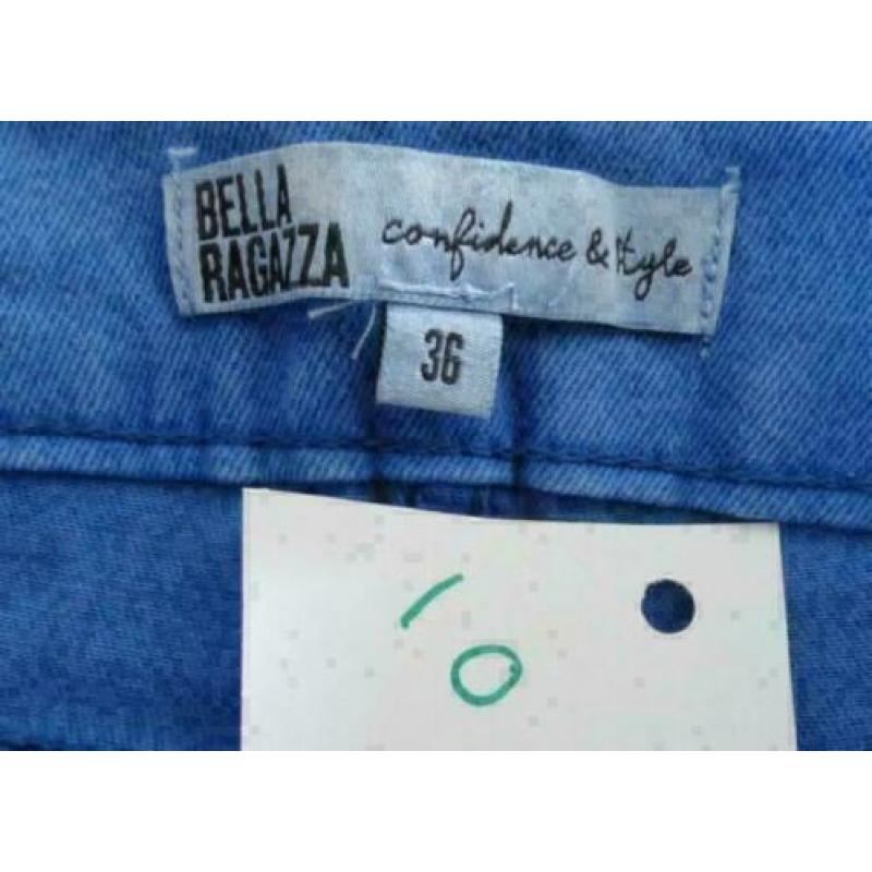 Bella Ragaza blauwe korte broek maat 36 Bella 5 pocket short