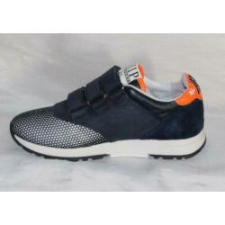 HIP maat 30 lerensneaker klitteband blauw gratis verzenden