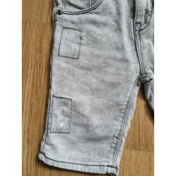 Korte jeans broek grijs Tumble n dry maat 116