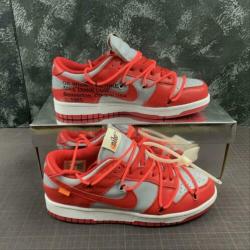 Nike off white x Futura dunk low red
