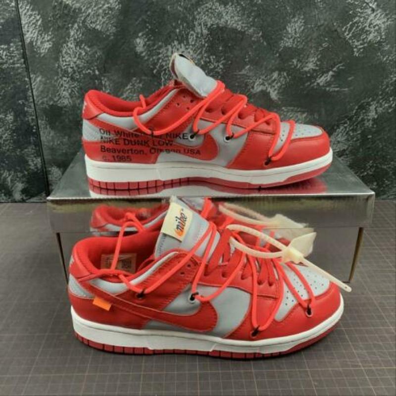 Nike off white x Futura dunk low red