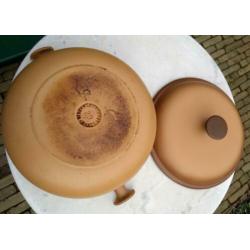 LE CREUSET rond gietijzer pan 29 cm vintage retro Enzo Mari
