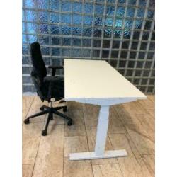 Elektrische Zit/sta bureau 60-128 cm