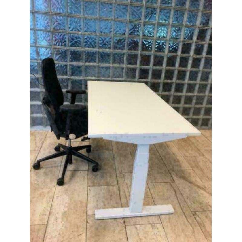 Elektrische Zit/sta bureau 60-128 cm