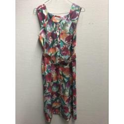 Vintage jurk met ceintuur (M/38)