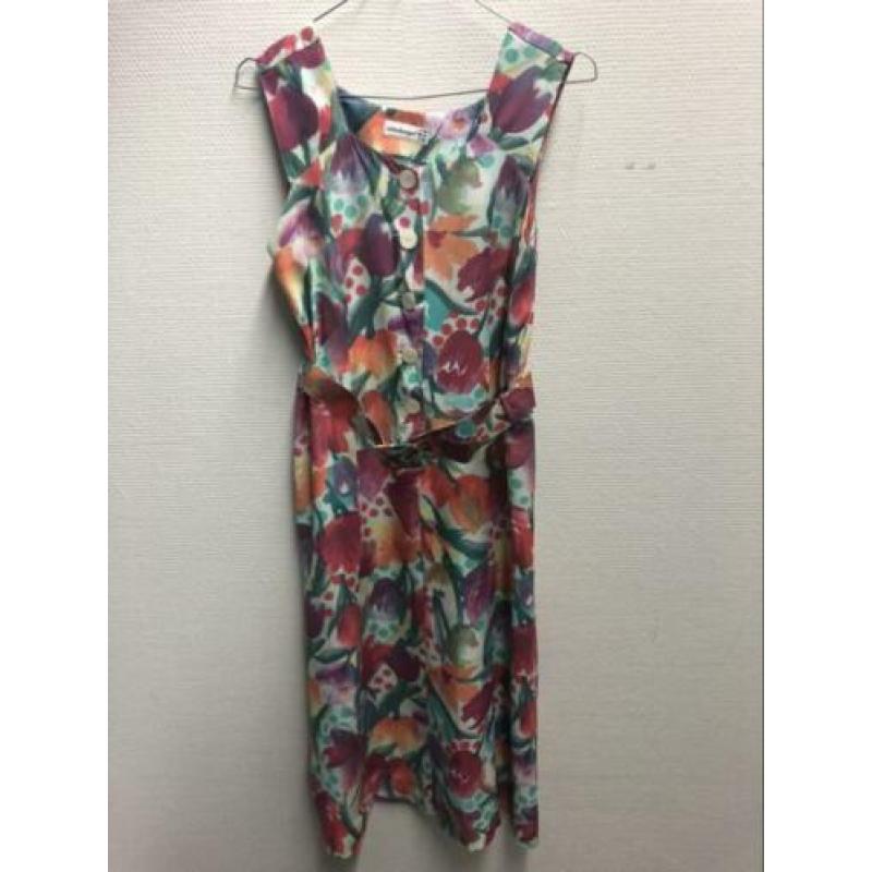 Vintage jurk met ceintuur (M/38)