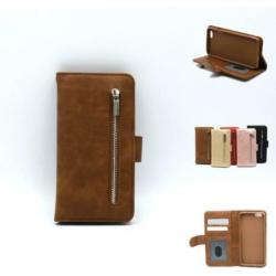 iPhone 8 Plus / 7 Plus Portemonnee Hoesje Met Rits
