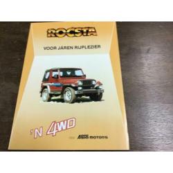 Rocsta folder met prijslijst