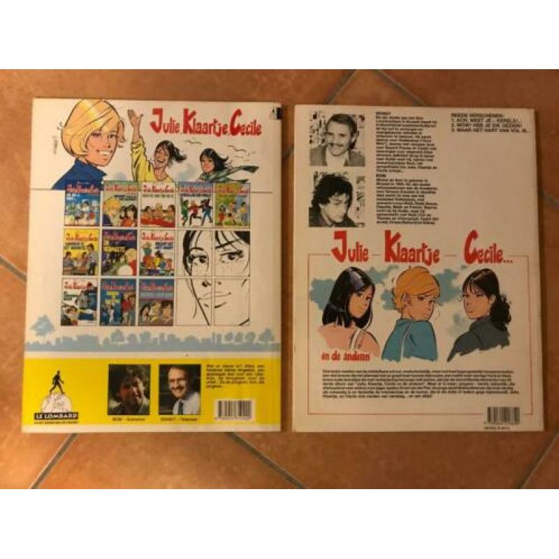 Julie, Klaartje, Cécile. 5 albums, (als) nieuw