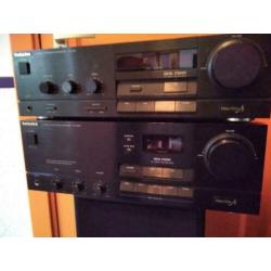 2x Technics versterker