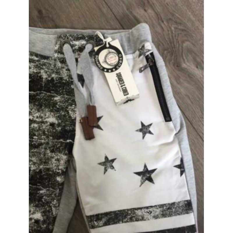 stoere sweatshort Squared&Cubed mt 128