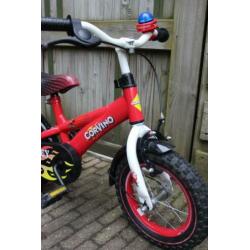 12,5 inch Corvino fietsje rood