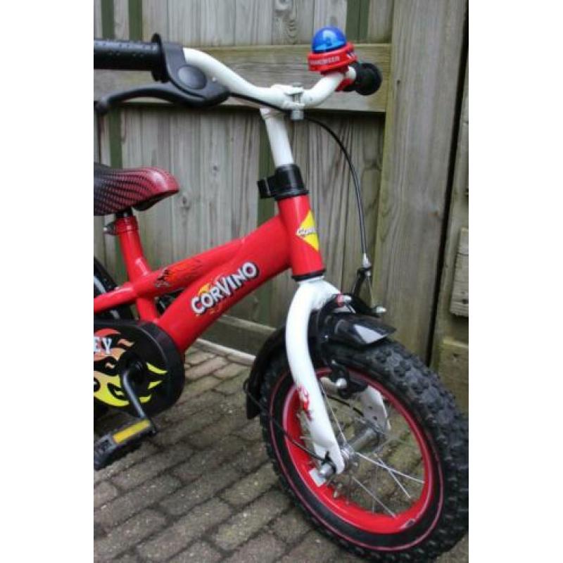 12,5 inch Corvino fietsje rood