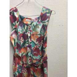 Vintage jurk met ceintuur (M/38)