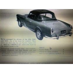 alfa 2000 2600 touring spider hardtop