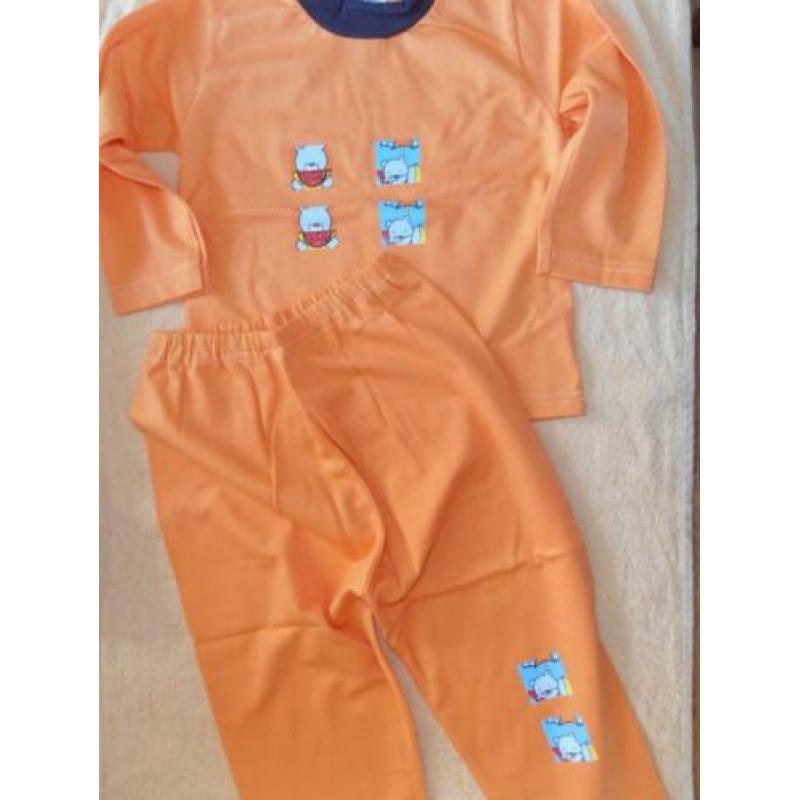 6x Baby-Pyjama diverse kleuren en in de maat 74/80