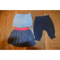 Meisjes kleding pakket maat 80