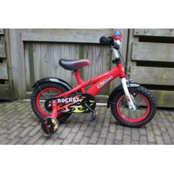 12,5 inch Corvino fietsje rood