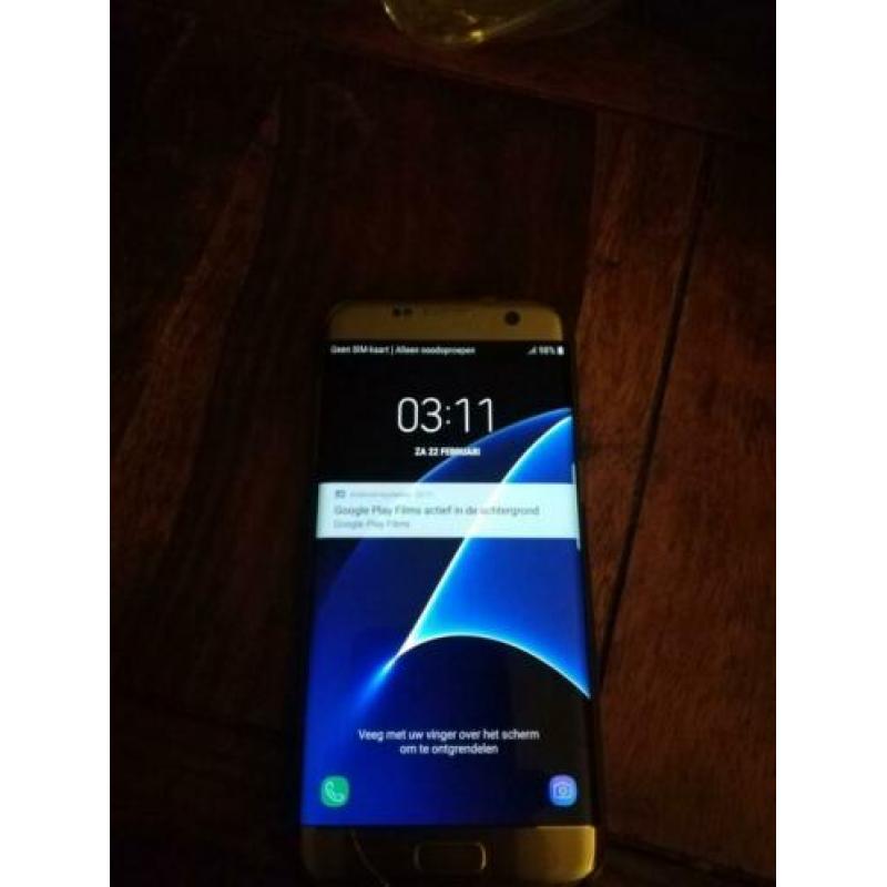 Mooie Samsung Galaxy S7 edge 32gb met siliconenhoesje. Micky