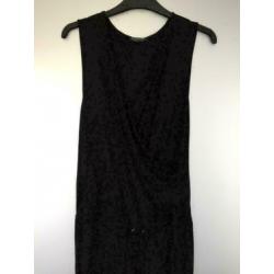 C294 Strenesse Maat 36 zwart jumpsuit huispak broek
