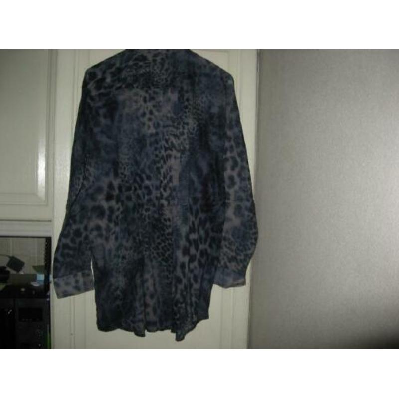 panter print blouse / tuniek van Nadine H. mt 42/44