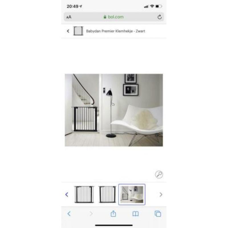 Traphekjes BabyDan 2x wit 1x zwart