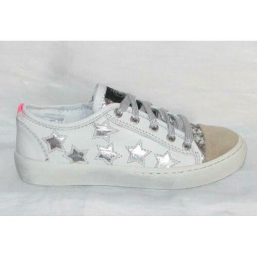SHOESME maat 31 lerensneaker/rits wit ster gratis verzenden