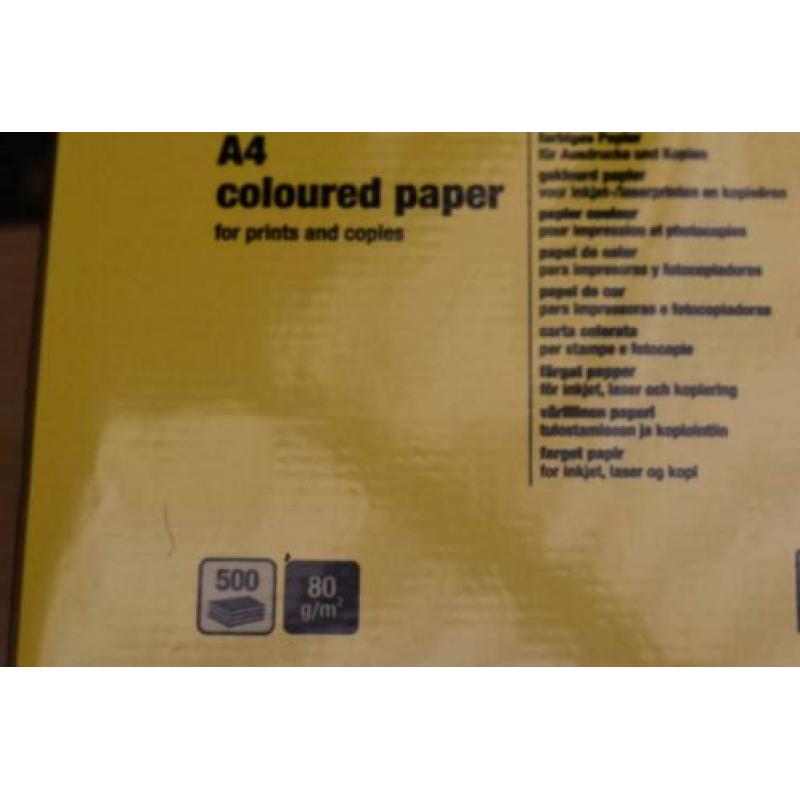 gekleurd papier