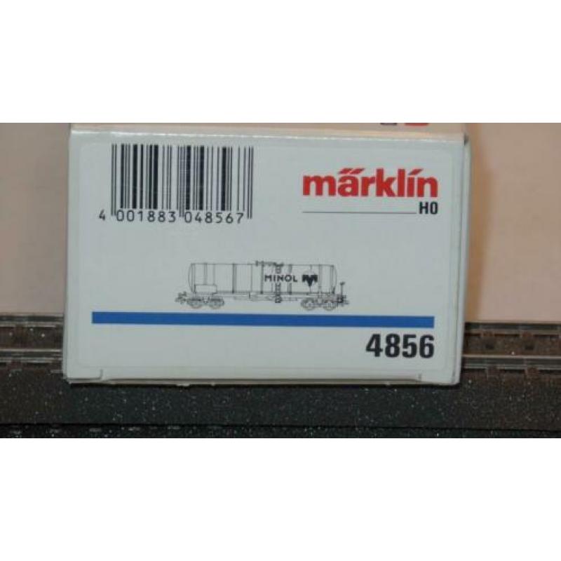 Marklin ketelwagon 4856 MINOL NIEUW in OVP (#555)