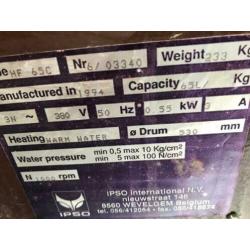 Industriële wasmachine