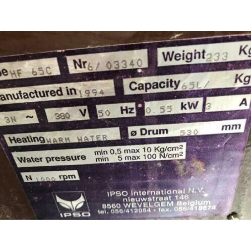 Industriële wasmachine