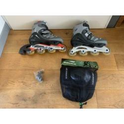 Nijdam skeelers inline skates en nieuwe beschermers maat 37