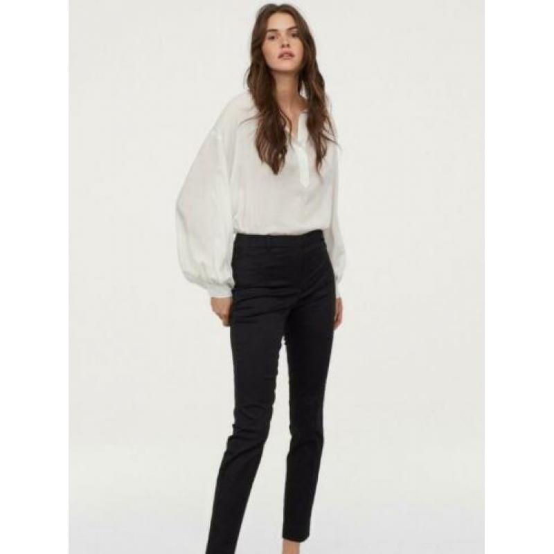 H&M high waist pantalon met splitjes