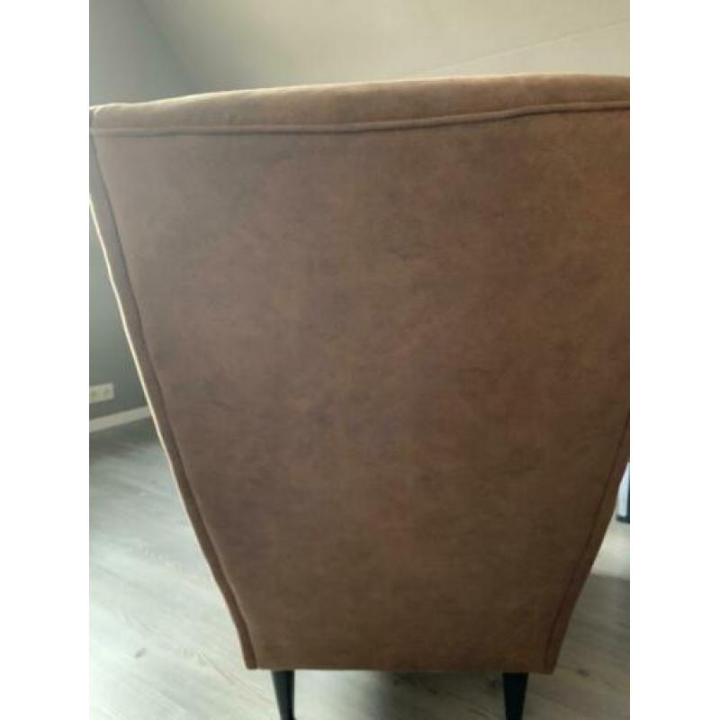 IKEA fauteuil Strandmom met voetenbank. Zo goed als nieuw