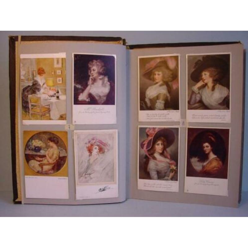 132x Kunstkaarten/Ansichtkaarten o.a Oilette en Wiener Kunst