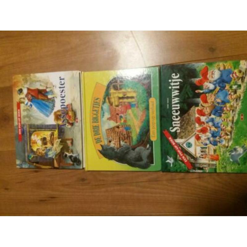 3 pop-up sprookjesboeken