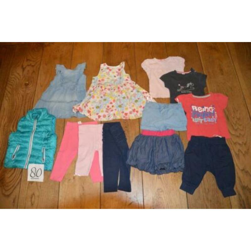 Meisjes kleding pakket maat 80