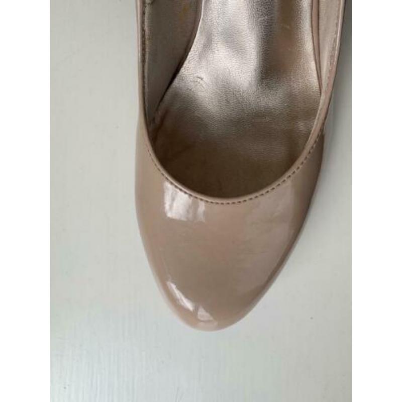 Brand new unworn patent nude heels from M&S size 38 (UK 5)